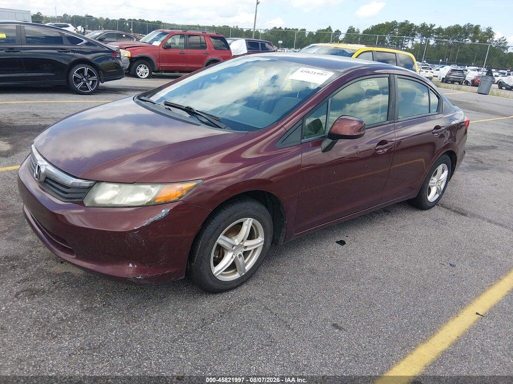 JHMFB2F50CS003636 2012 HONDA CIVIC photo no. 2