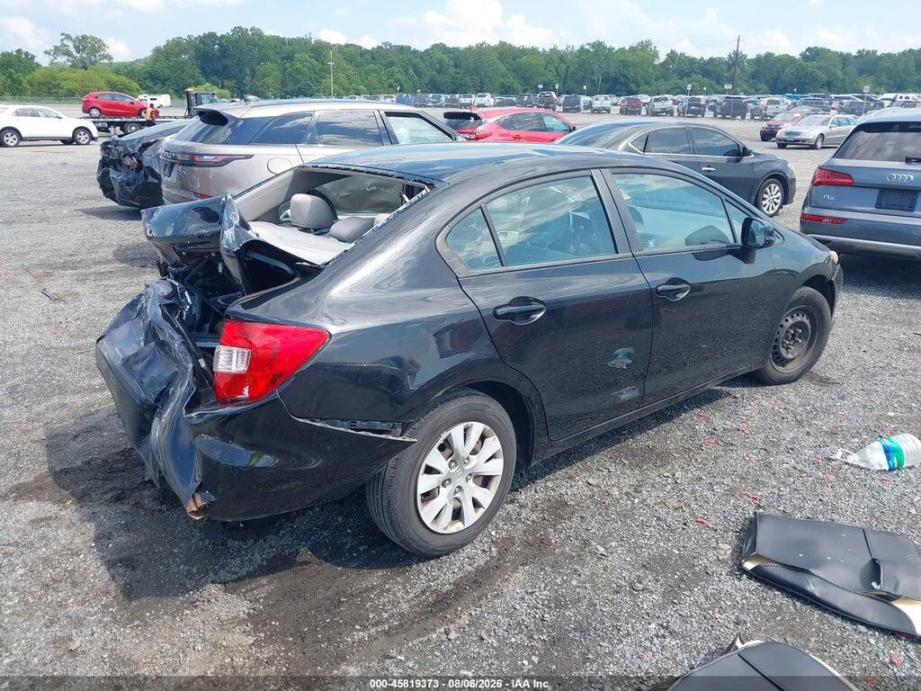 19XFB2F52CE384314 2012 HONDA CIVIC photo no. 4