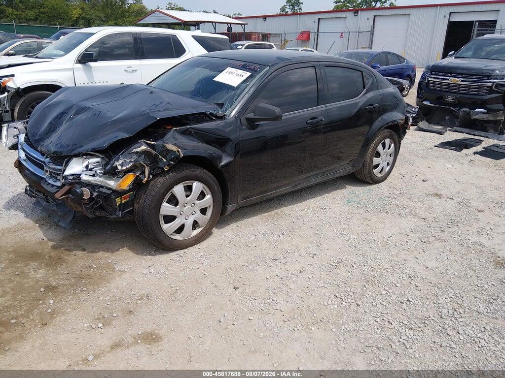 1C3CDZAB0CN286174 2012 DODGE AVENGER photo no. 2