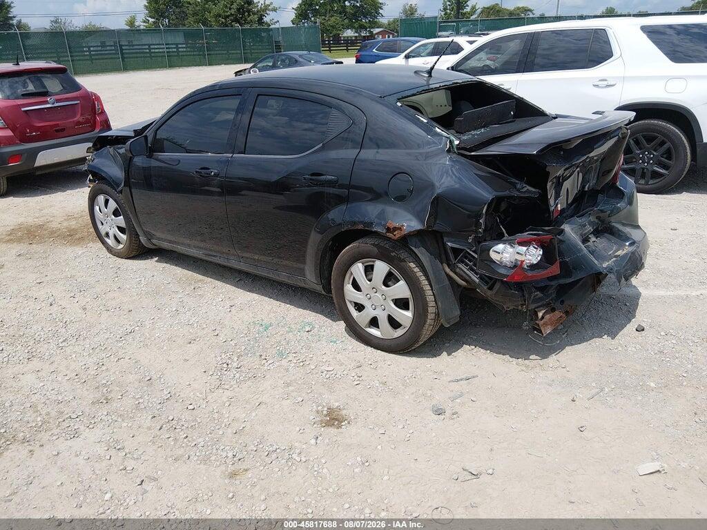 1C3CDZAB0CN286174 2012 DODGE AVENGER photo no. 3