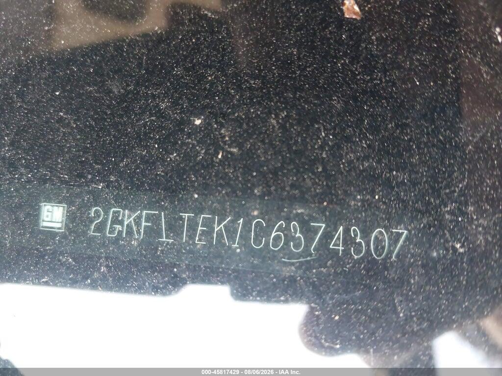 2GKFLTEK1C6374307 2012 GMC TERRAIN photo no. 9