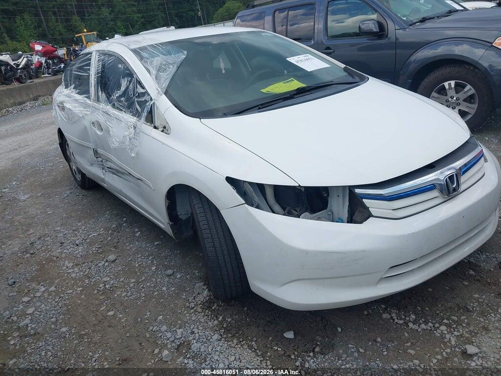 2012 HONDA CIVIC HYBRID JHMFB4F25CS006484