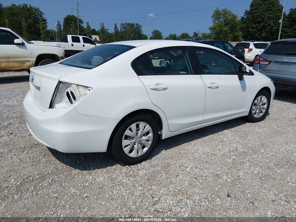 19XFB2F56CE080998 2012 HONDA CIVIC photo no. 4