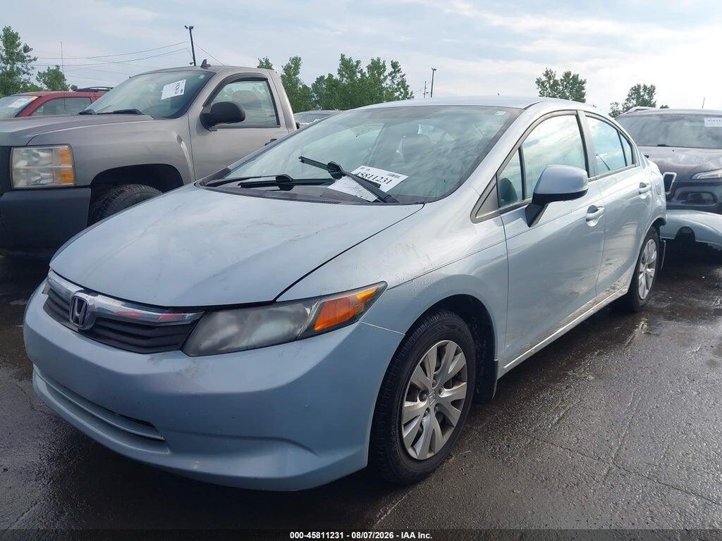19XFB2F59CE007429 2012 HONDA CIVIC photo no. 2