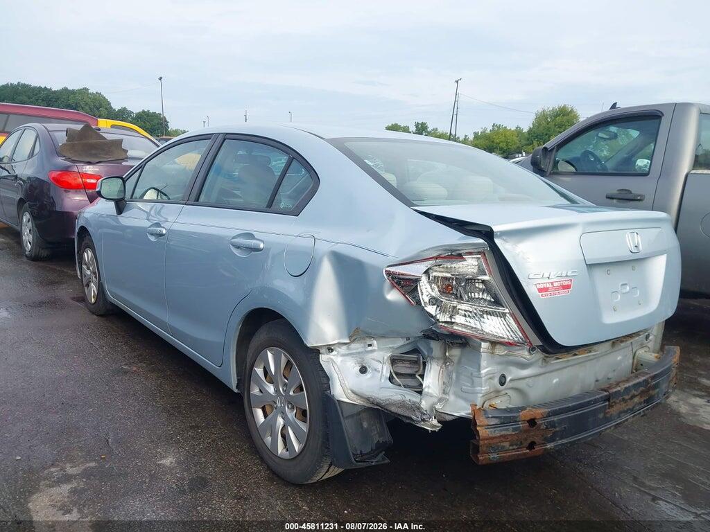 19XFB2F59CE007429 2012 HONDA CIVIC photo no. 3