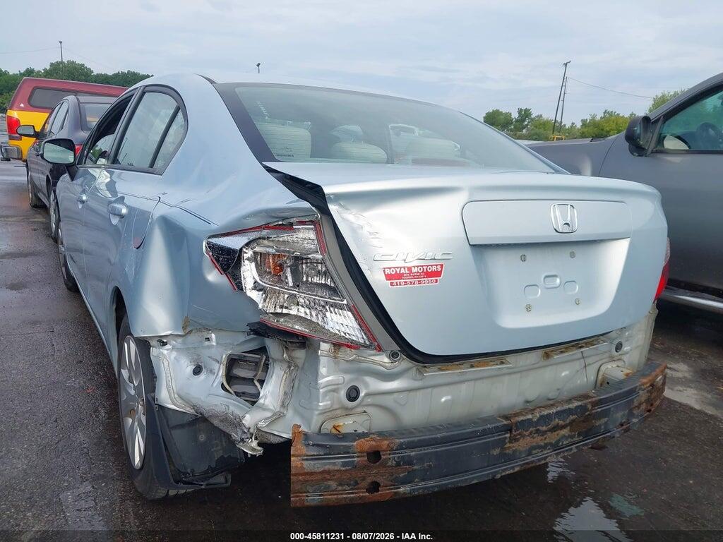 19XFB2F59CE007429 2012 HONDA CIVIC photo no. 6
