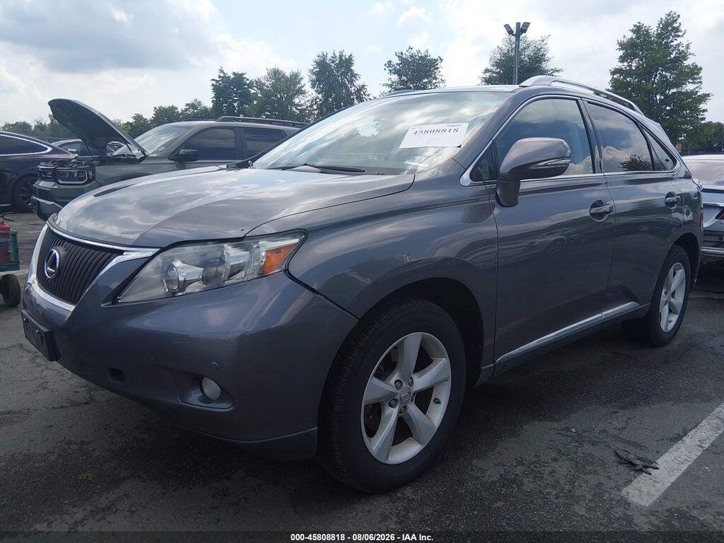 2T2BK1BA0CC128470 2012 LEXUS RX 350 photo no. 2