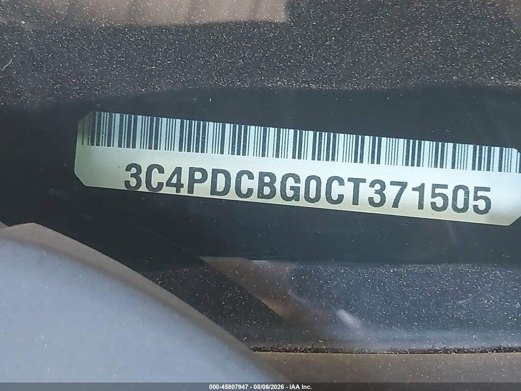 3C4PDCBG0CT371505 2012 DODGE JOURNEY photo no. 9