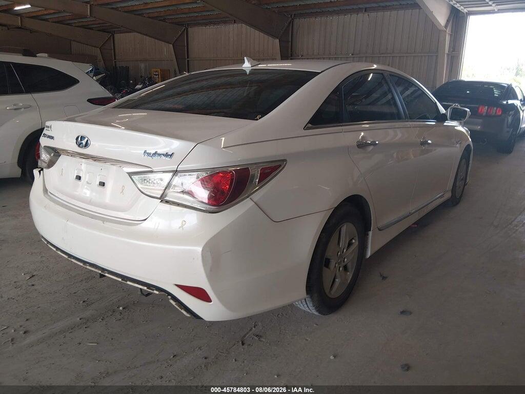 KMHEC4A42CA047837 2012 HYUNDAI SONATA HYBRID photo no. 4