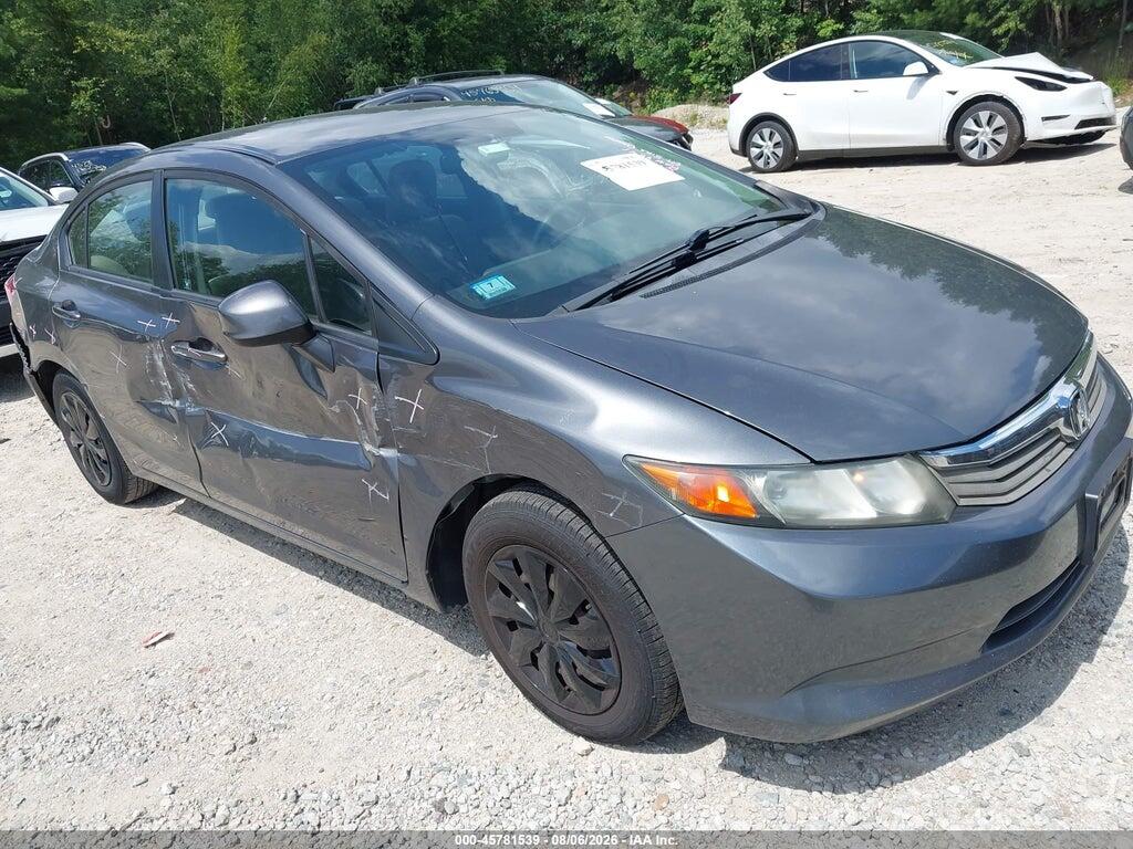 2HGFB2F5XCH304814 2012 HONDA CIVIC photo no. 1