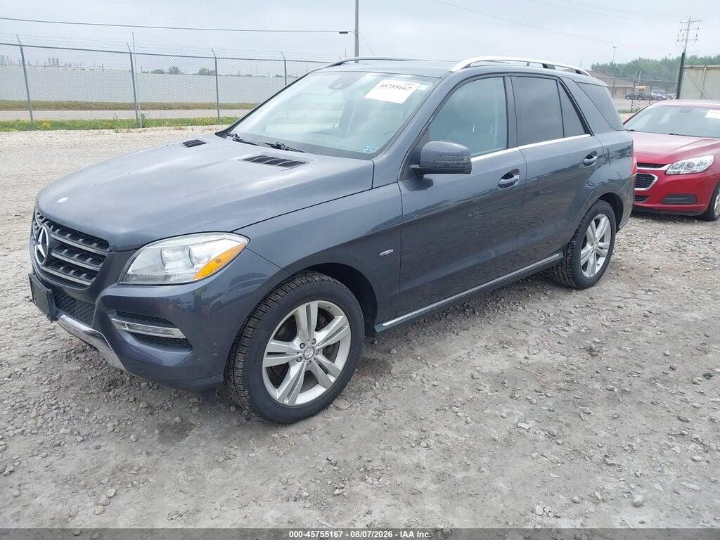 4JGDA2EB9CA026143 2012 MERCEDES-BENZ ML 350 BLUETEC photo no. 2
