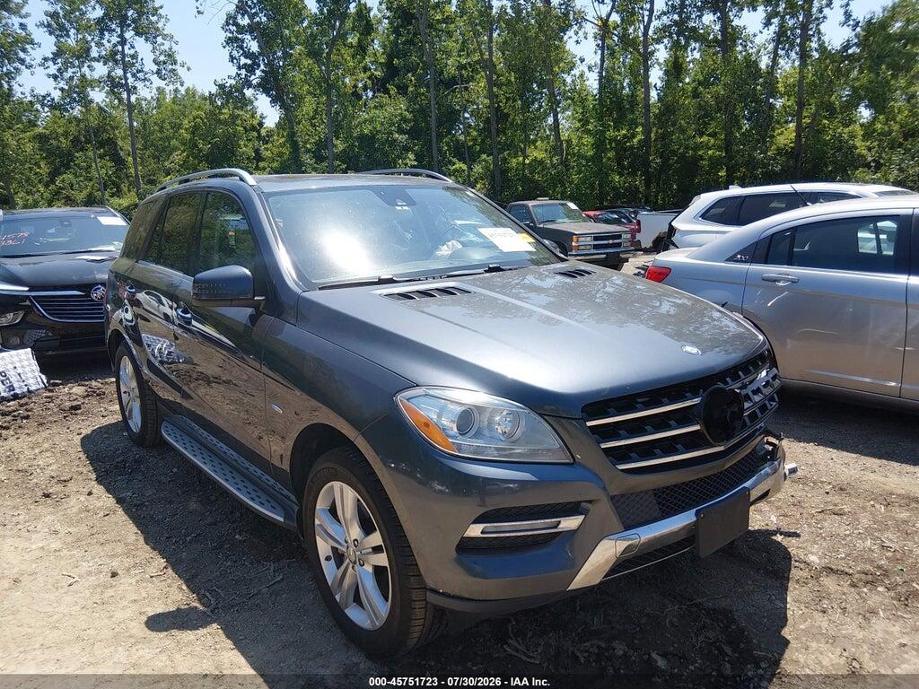 4JGDA5HB8CA008326 2012 MERCEDES-BENZ ML 350 photo no. 1