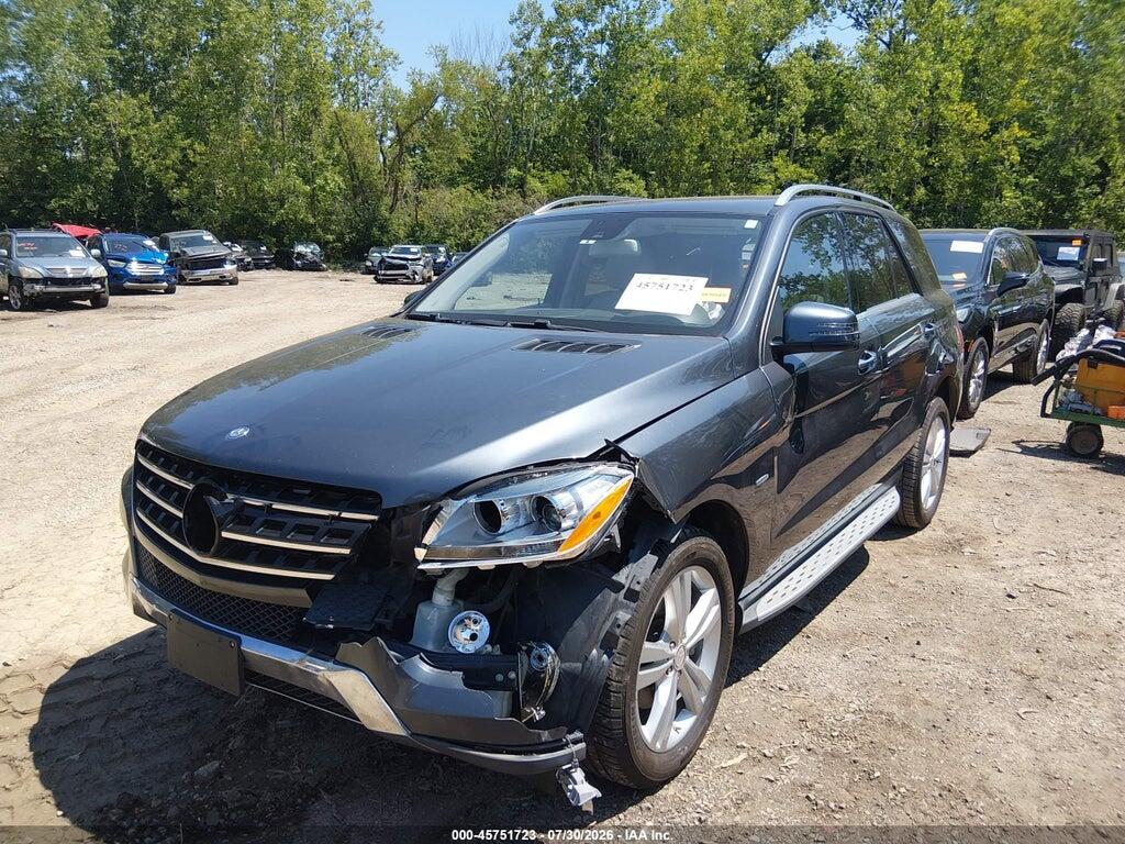 4JGDA5HB8CA008326 2012 MERCEDES-BENZ ML 350 photo no. 2