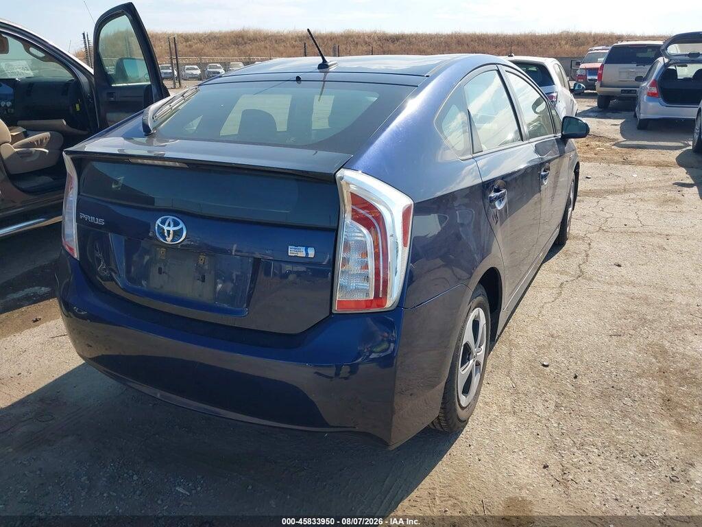 JTDKN3DU3D1706629 2013 TOYOTA PRIUS photo no. 4