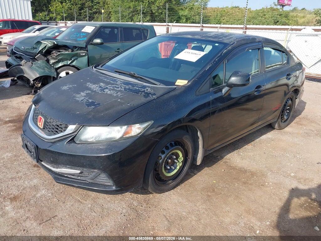 19XFB2F54DE249191 2013 HONDA CIVIC photo no. 2