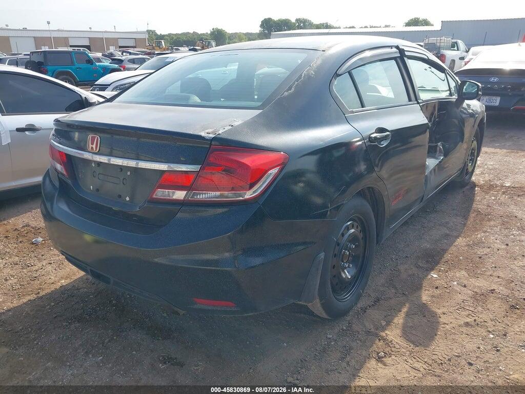 19XFB2F54DE249191 2013 HONDA CIVIC photo no. 4