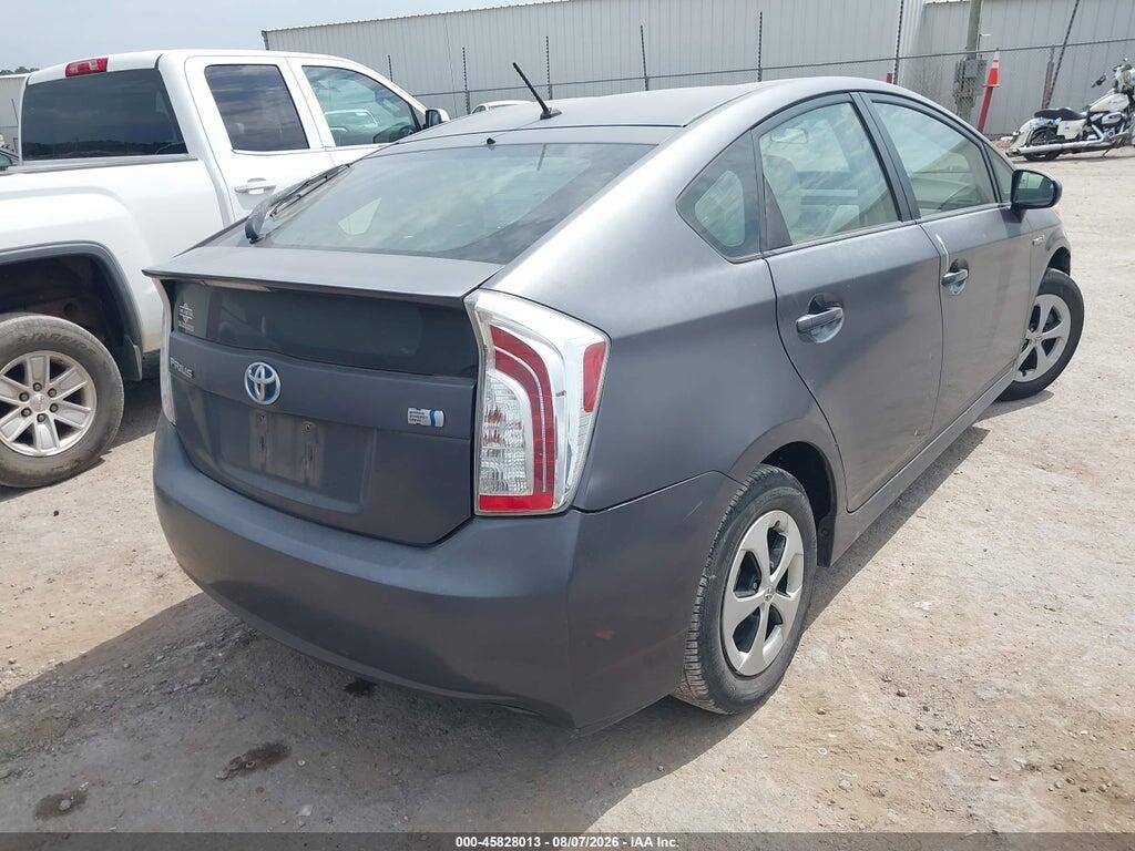 JTDKN3DUXD1707986 2013 TOYOTA PRIUS photo no. 4