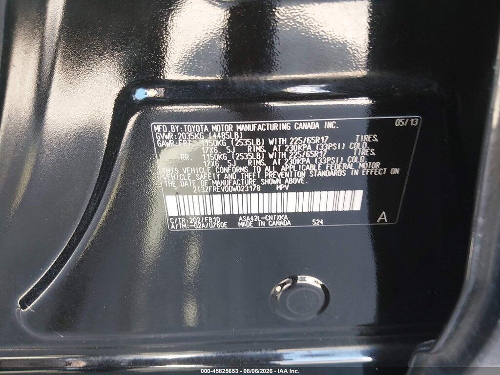 2T3ZFREV0DW023178 2013 TOYOTA RAV4 photo no. 9