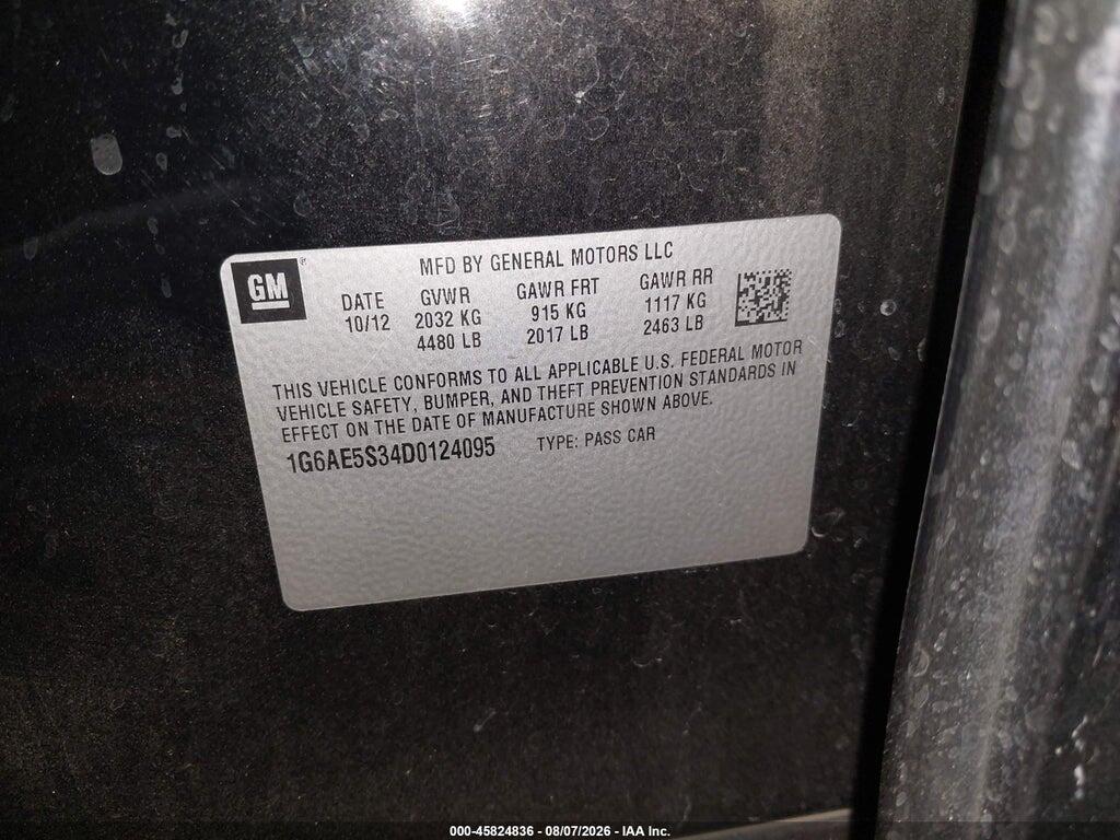 1G6AE5S34D0124095 2013 CADILLAC ATS photo no. 9