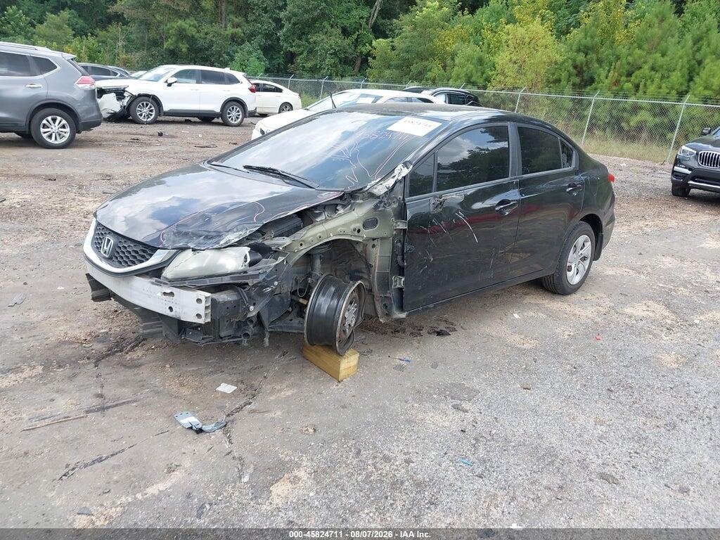 2HGFB2F52DH564786 2013 HONDA CIVIC photo no. 2
