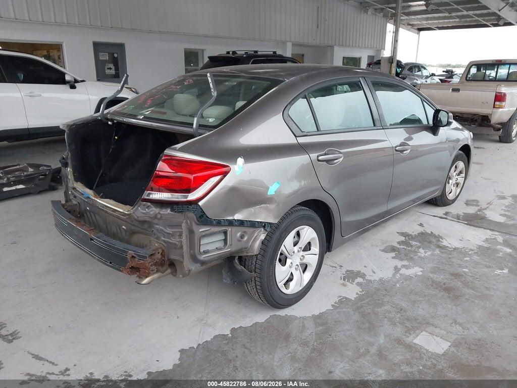 2HGFB2F57DH603243 2013 HONDA CIVIC photo no. 4
