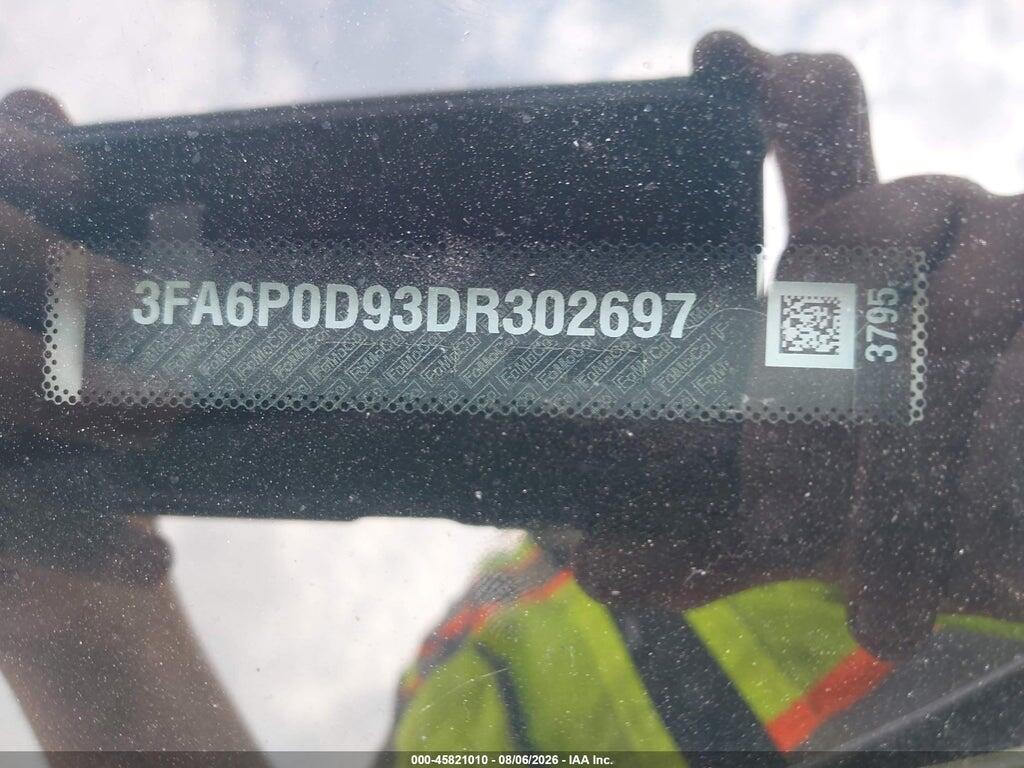 3FA6P0D93DR302697 2013 FORD FUSION photo no. 9