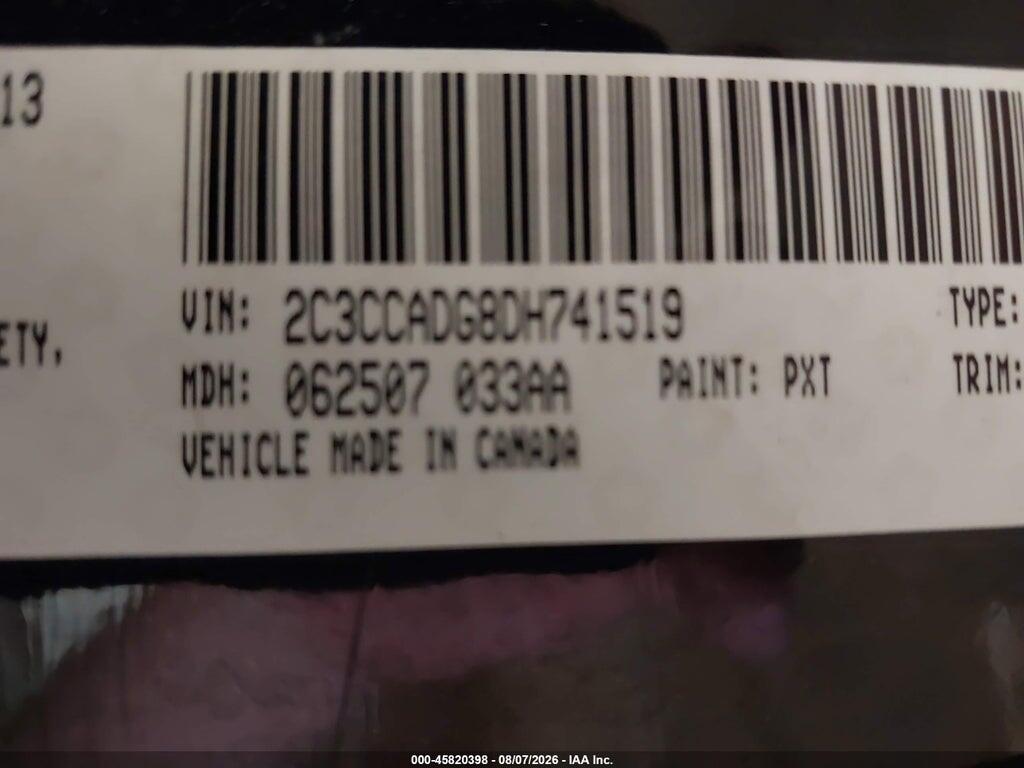 2C3CCADG8DH741519 2013 CHRYSLER 300C photo no. 9
