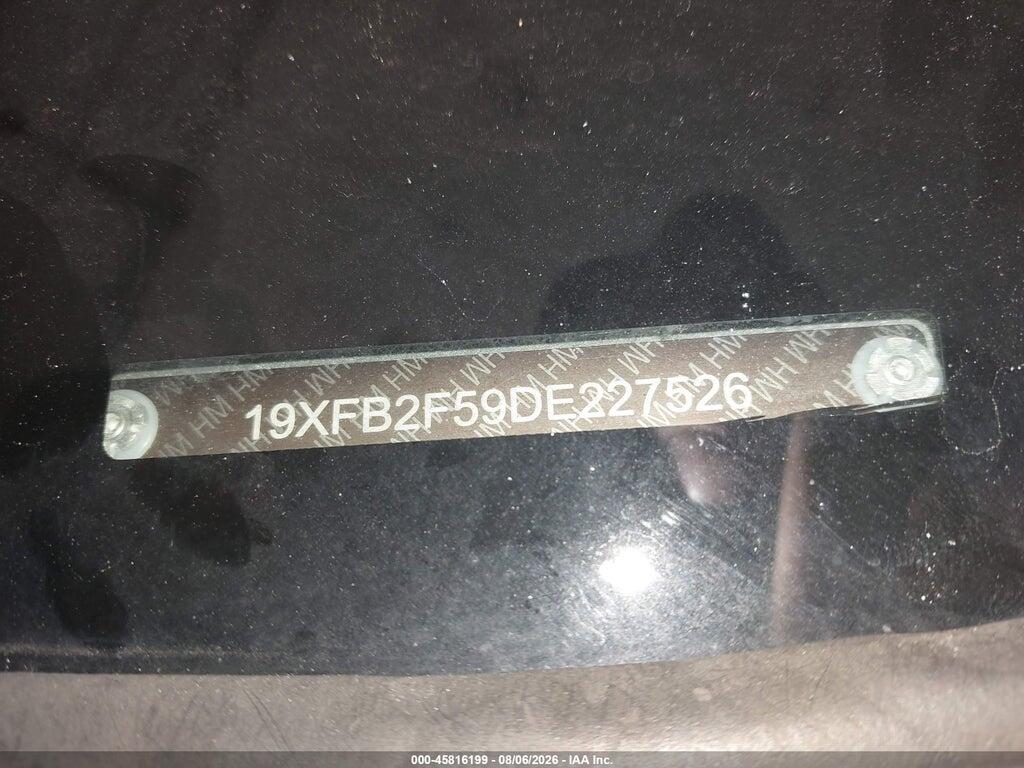 19XFB2F59DE227526 2013 HONDA CIVIC photo no. 9