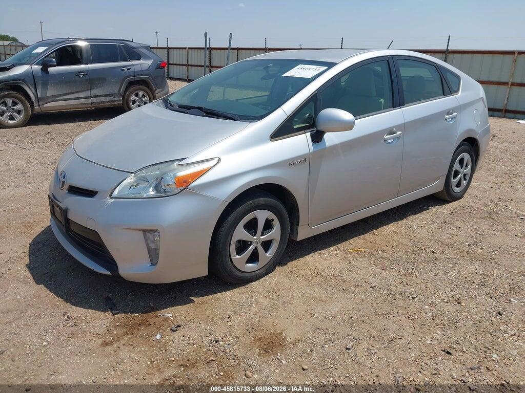 JTDKN3DU2D1709344 2013 TOYOTA PRIUS photo no. 2