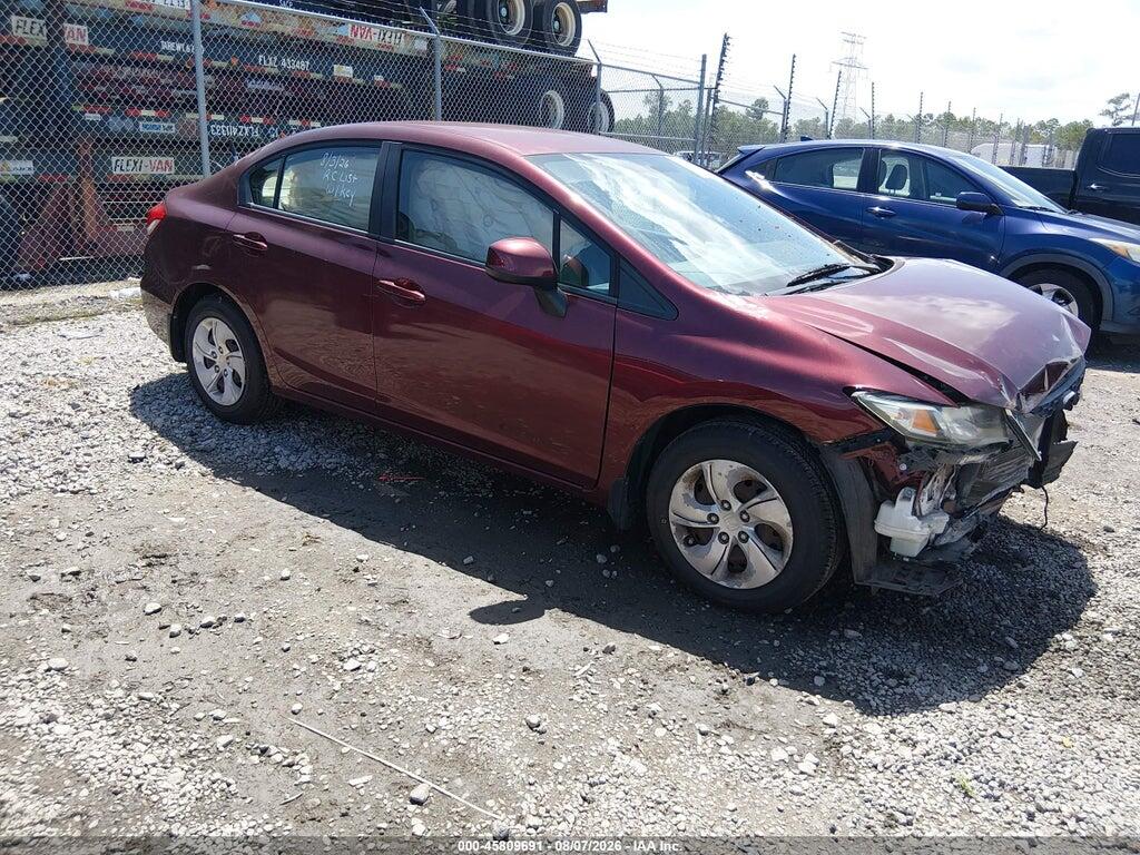 2HGFB2F57DH505734 2013 HONDA CIVIC photo no. 1