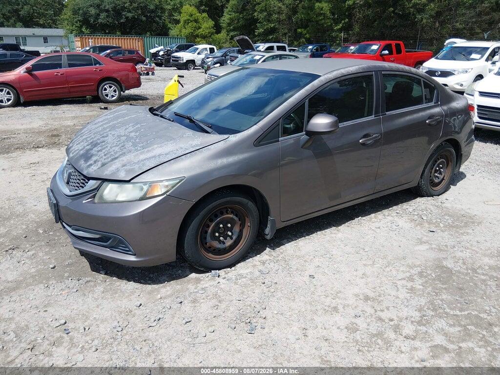 2HGFB2F59DH593444 2013 HONDA CIVIC photo no. 2
