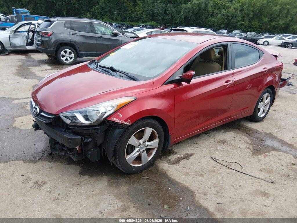 5NPDH4AE4DH309703 2013 HYUNDAI ELANTRA photo no. 2