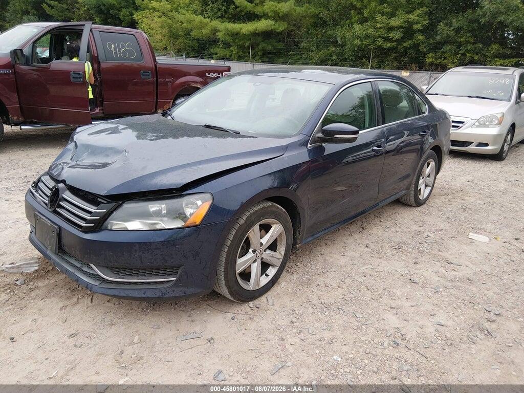 1VWBN7A38DC096828 2013 VOLKSWAGEN PASSAT photo no. 2