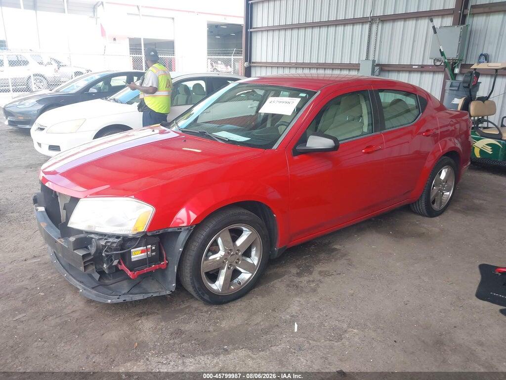 1C3CDZAB9DN657902 2013 DODGE AVENGER photo no. 2