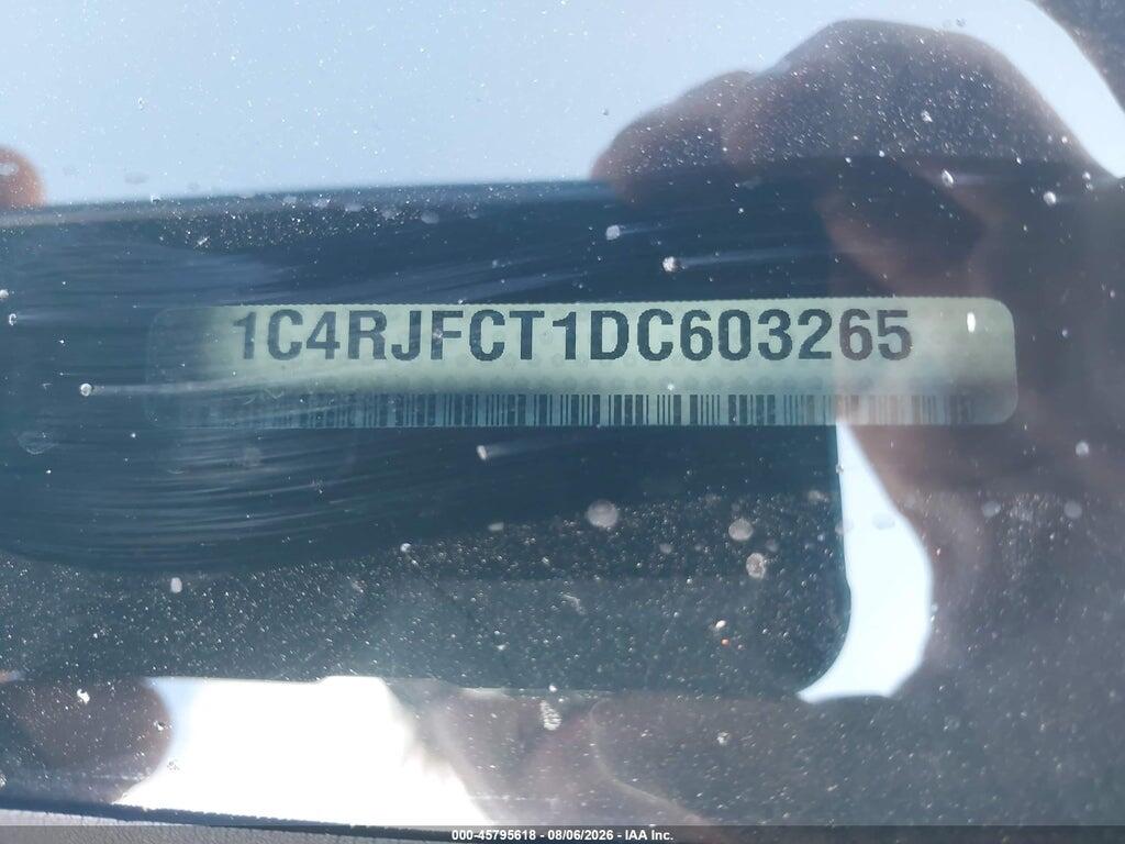 1C4RJFCT1DC603265 2013 JEEP GRAND CHEROKEE photo no. 9