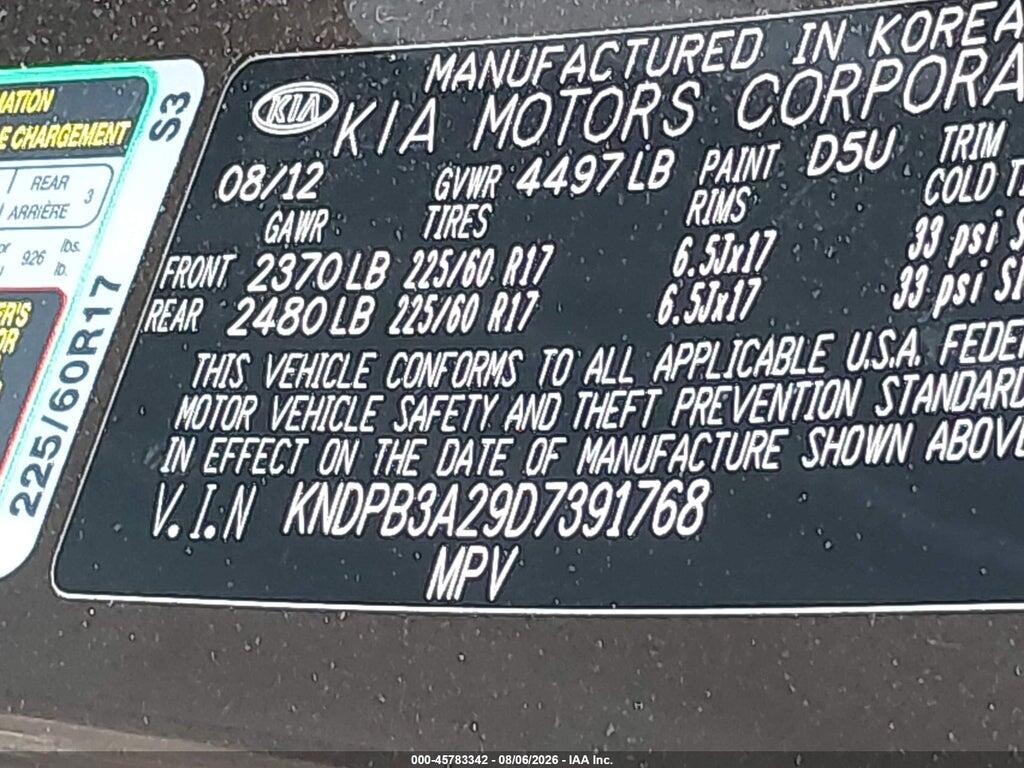 KNDPB3A29D7391768 2013 KIA SPORTAGE photo no. 9