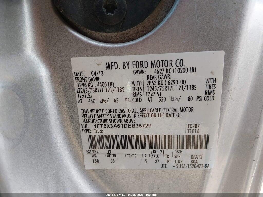1FT8X3A61DEB36729 2013 FORD F-350 photo no. 8