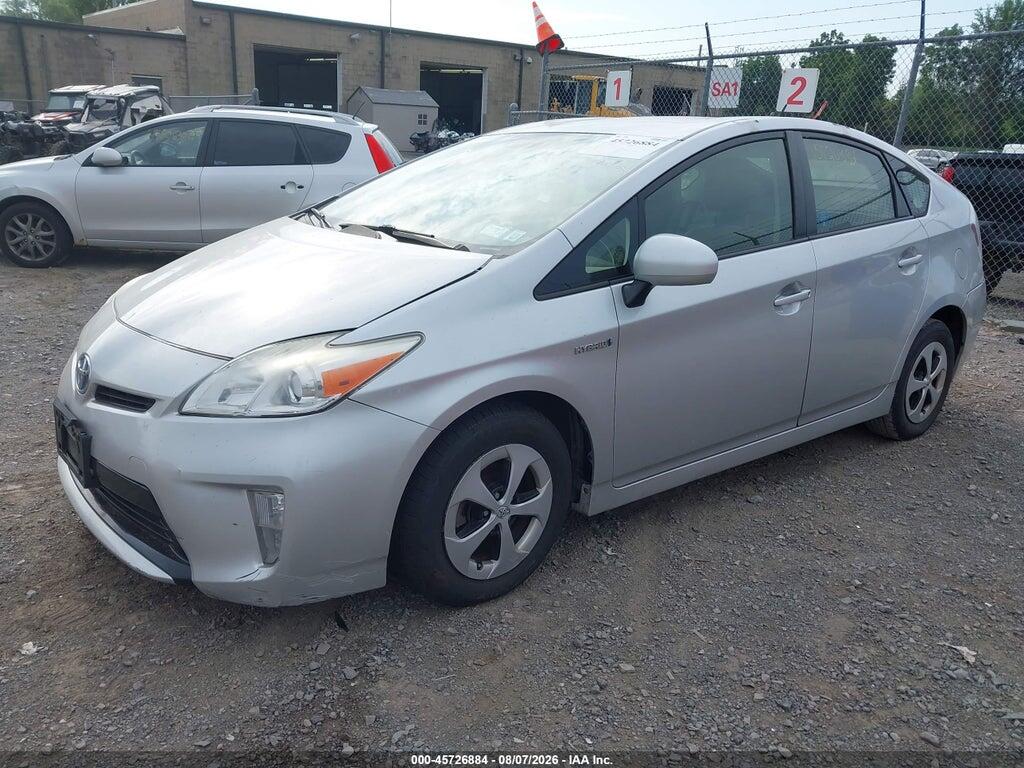JTDKN3DUXD5546418 2013 TOYOTA PRIUS photo no. 2