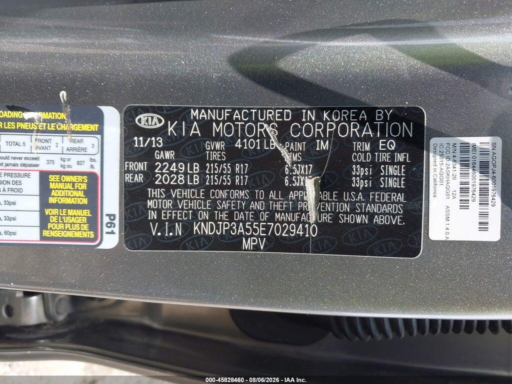 KNDJP3A55E7029410 2014 KIA SOUL photo no. 9