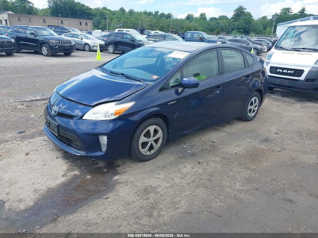 JTDKN3DU2E0383584 2014 TOYOTA PRIUS photo no. 2