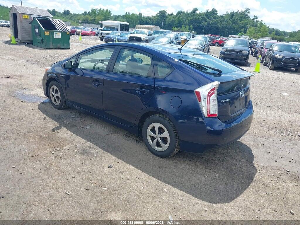 JTDKN3DU2E0383584 2014 TOYOTA PRIUS photo no. 3