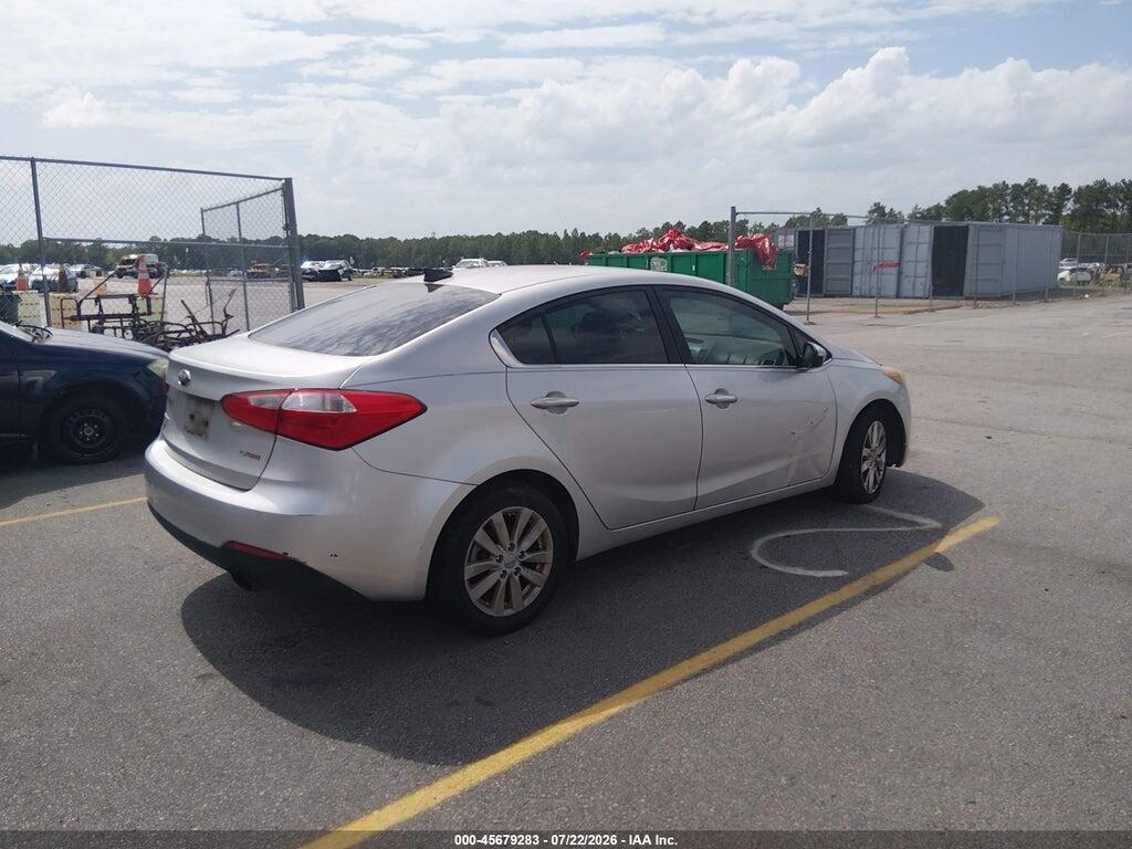 KNAFX4A85E5200297 2014 KIA FORTE photo no. 4