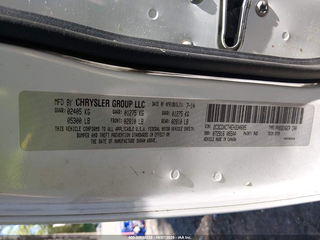 2C3CDXCT4EH334605 2014 DODGE CHARGER photo no. 9