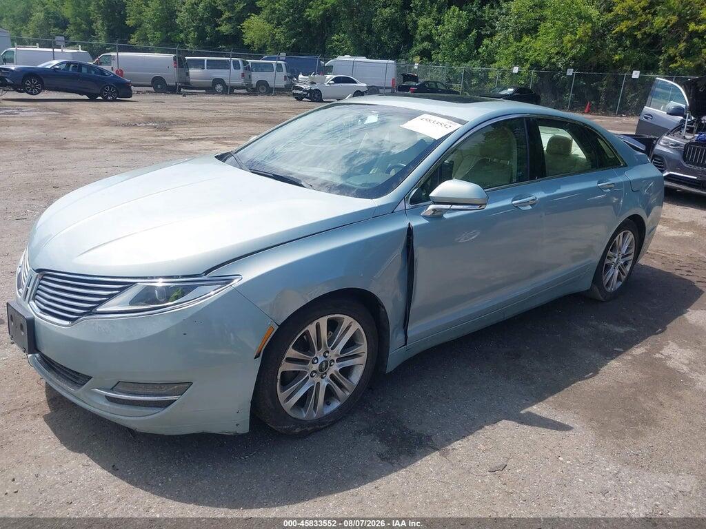 3LN6L2LU9ER805302 2014 LINCOLN MKZ HYBRID photo no. 2