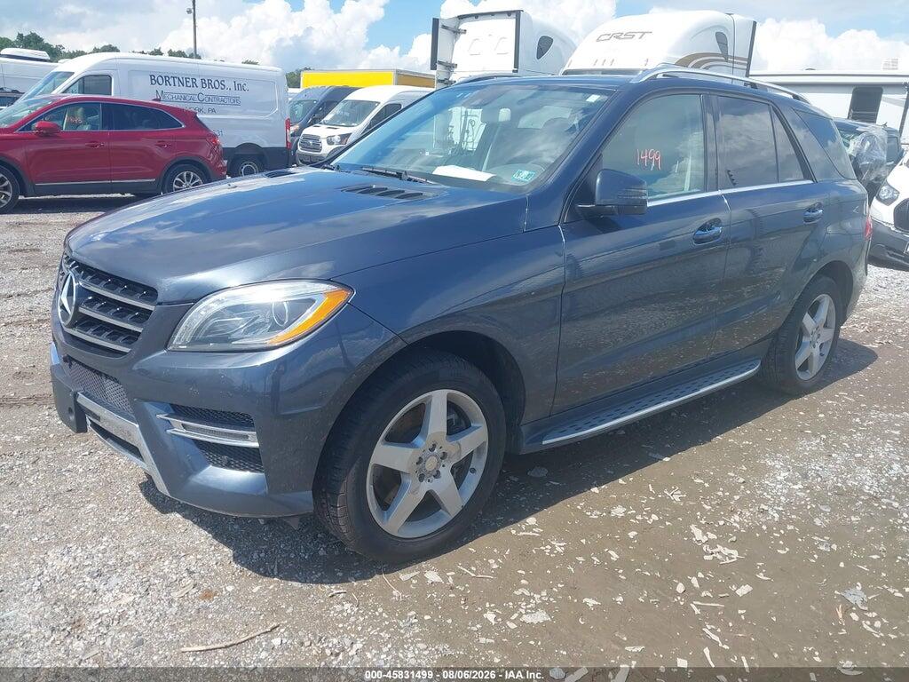 4JGDA7DB8EA419388 2014 MERCEDES-BENZ ML 550 photo no. 2