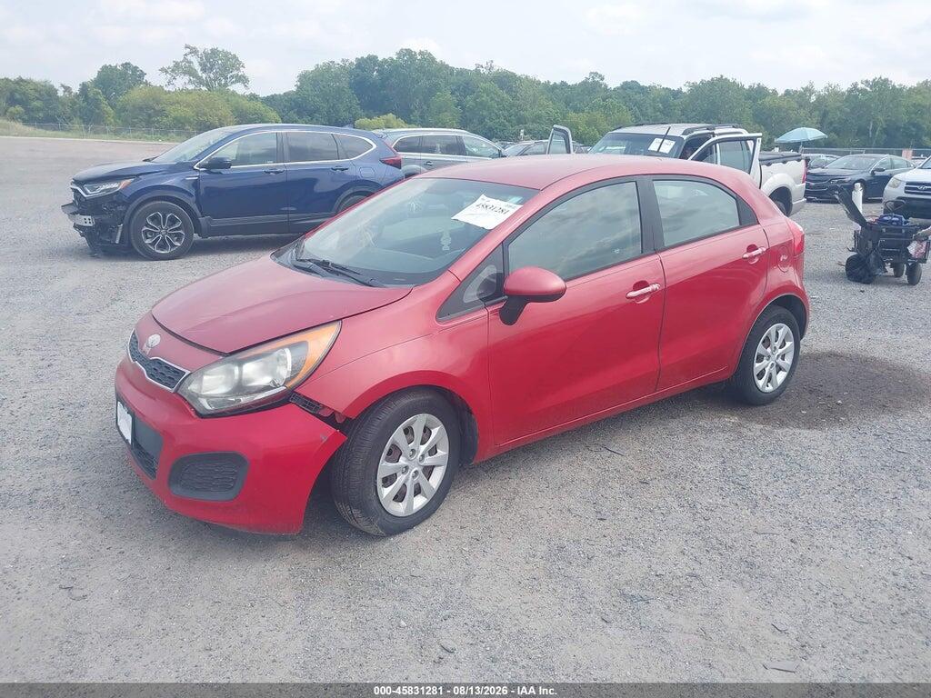 KNADN5A36E6419447 2014 KIA RIO photo no. 2