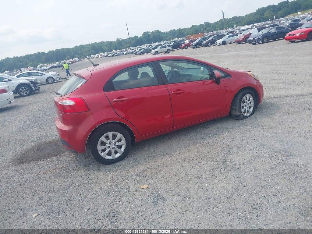 KNADN5A36E6419447 2014 KIA RIO photo no. 4