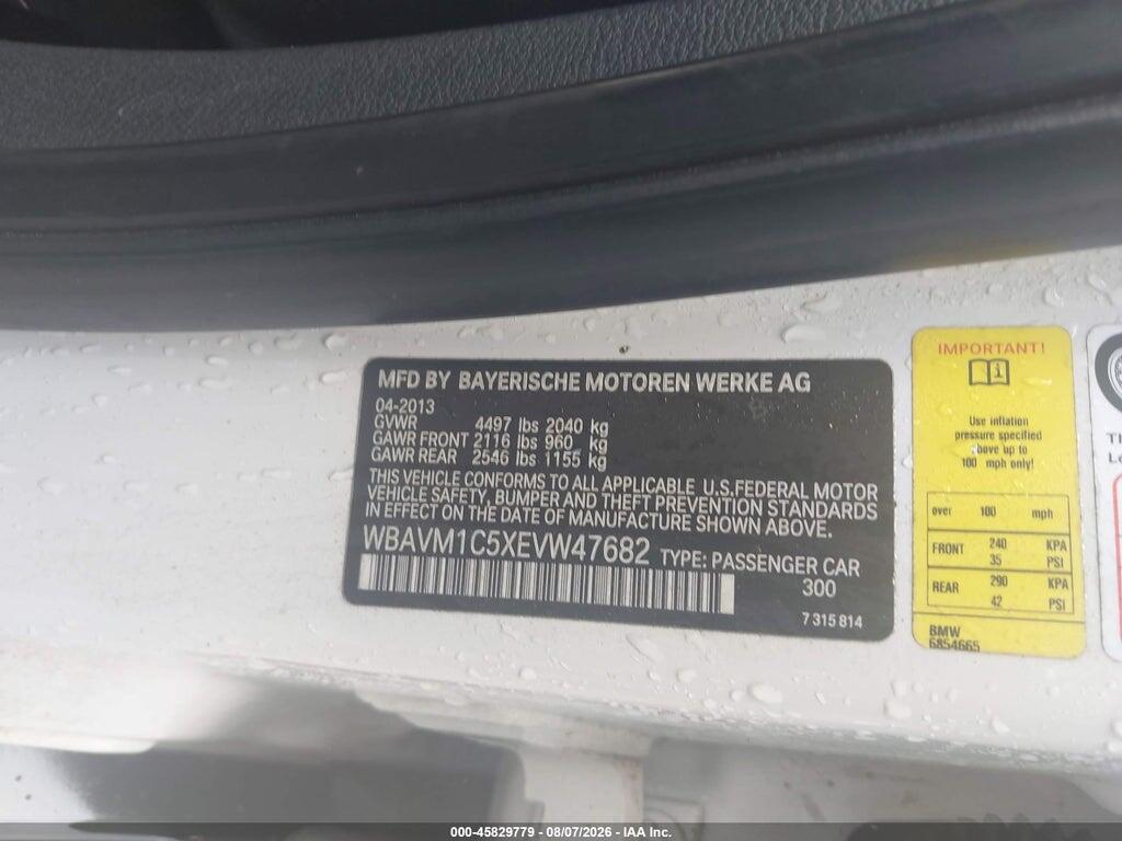 WBAVM1C5XEVW47682 2014 BMW X1 photo no. 9