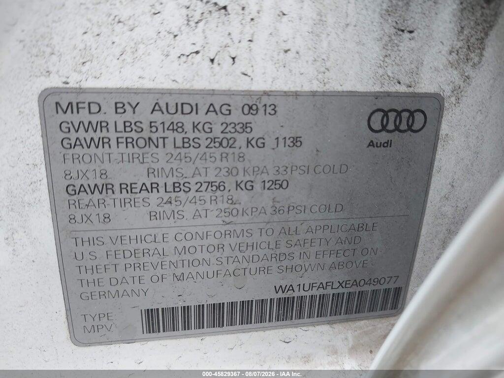 2014 AUDI A4 ALLROAD PREMIUM PLUS — Фото 9 из 16