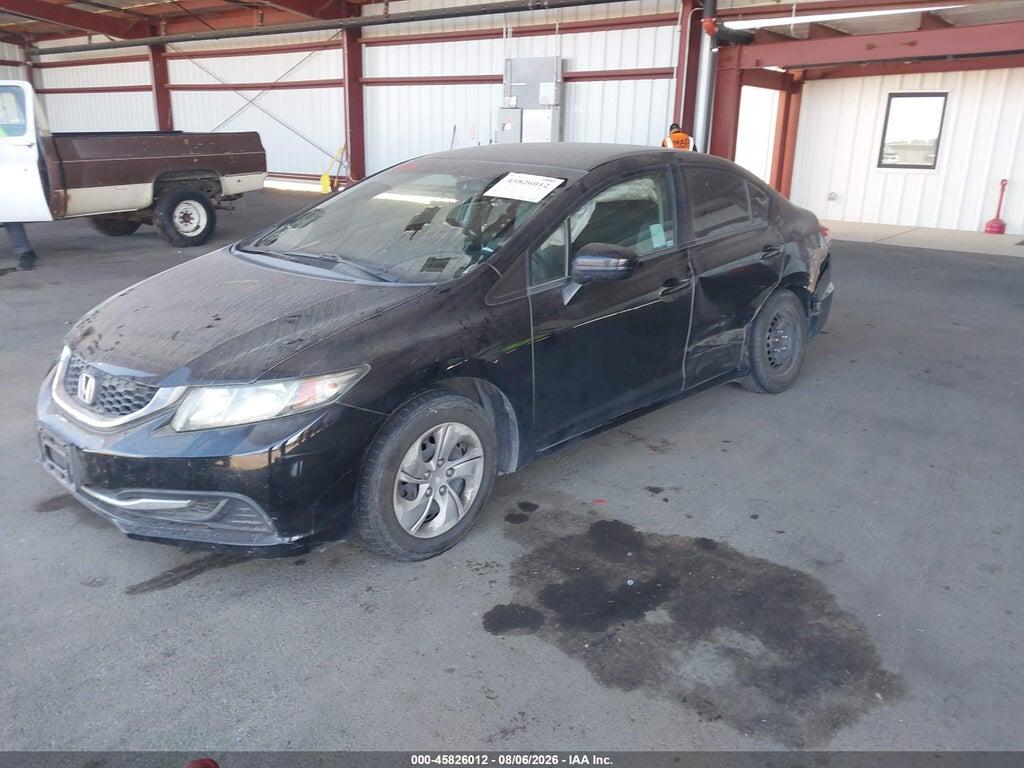 19XFB2F54EE249077 2014 HONDA CIVIC photo no. 2